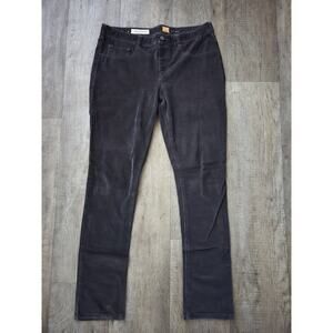 PILCRO & THE LETTERPRESS ANTHROPOLOGIE Brown Corduroy Serif Skinny Pants Size 32